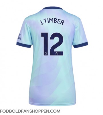 Arsenal Jurrien Timber #12 Tredjetrøje Dame 2024-25 Kortærmet